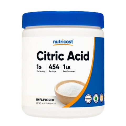 Nutricost, Citric Acid Powder, 1 Lb Nutricost