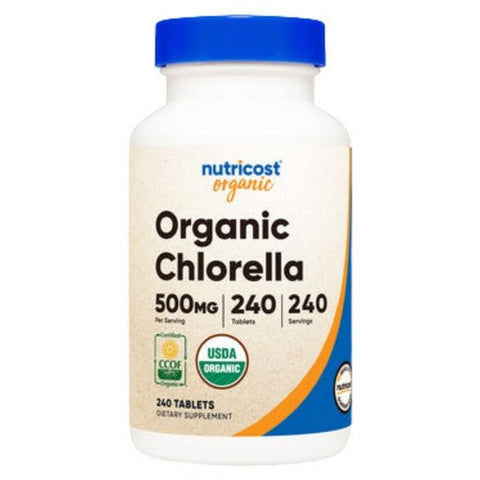 Nutricost, Chlorella Tablets Organic, 500 Mg, 240 Count Nutricost