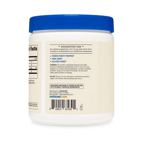 Nutricost, Colostrum Unflavoured, 8 Oz Nutricost