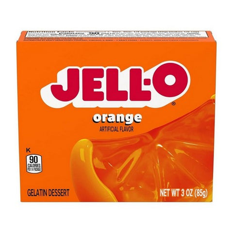 Jello Gelatin Dessert Orange Mix 3 Oz (Case Of 24) by Jell-O