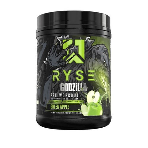 Ryse Supplements, Godzilla Pre Workout Green Apple, 790 Grams Ryse Supplements