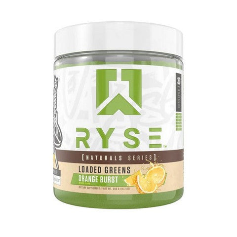 Ryse Supplements, Loaded Greens Orange Burst, 420 Grams Ryse Supplements