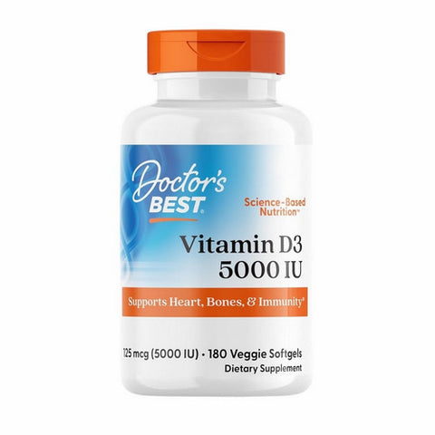 Vitamin D3 180 Veggie Softgels by Doctors Best