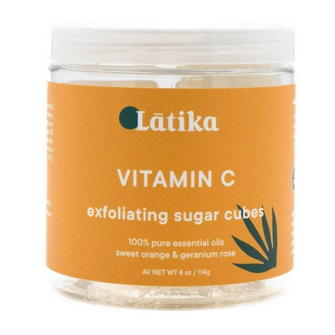 Latika Soap, Sugar Scrub Cubes Vitamin C, 10 Count Latika Soap