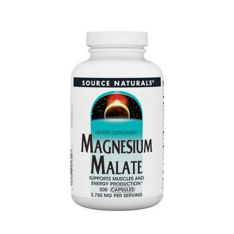 Source Naturals, Magnesium Malate, 200 Caps Source Naturals