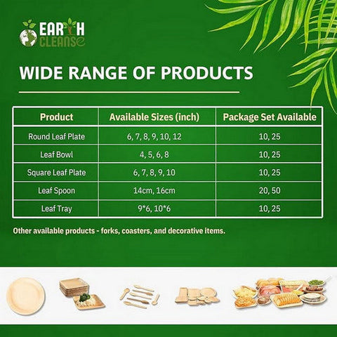 Earth Cleanse, Square Bagasse Bowls Premium, 1000 Pack (180 Ml / 6 Oz) Earth Cleanse