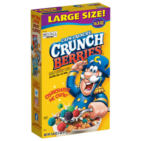 Cap'N Crunch Sweetened Corn And Oat Cereal 16.8 Oz (Case Of 12) by Quaker