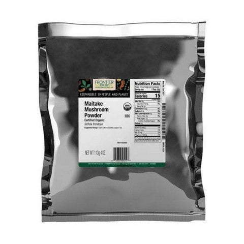 Frontier Co-op, Frontier Coop Organic Maitake Mushroom Powder, 0.25 Lb Frontier Co-op