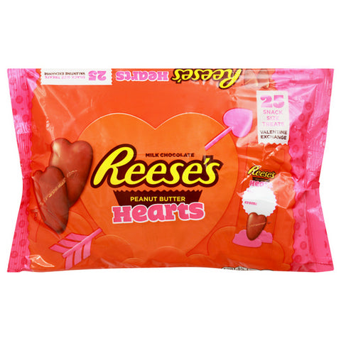 Hearts Milk Chocolate Peanut Butter 15 Oz (Case Of 15) by Reese's