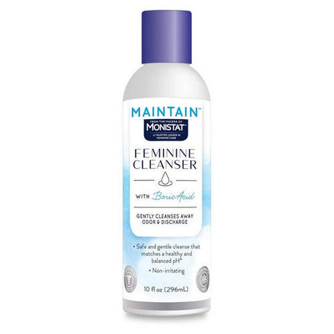 Monistat, Maintain Feminine Cleanser With Boric Acid, 10 Oz Monistat