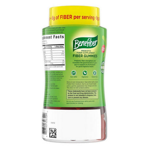 Benefiber, Prebiotic Fiber Gummies, 81 Count Benefiber