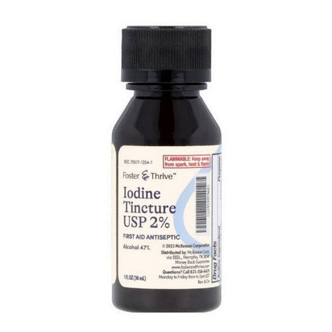 Foster And Thrive, Iodine Tincture Usp 2%, 1 Oz Foster And Thrive