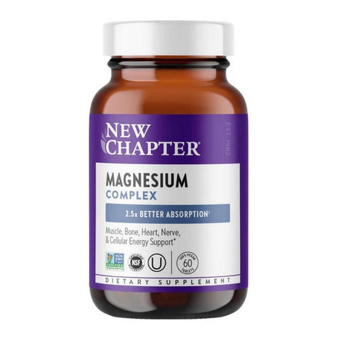 New Chapter, Magnesium Complex, 60 Veg Caps New Chapter