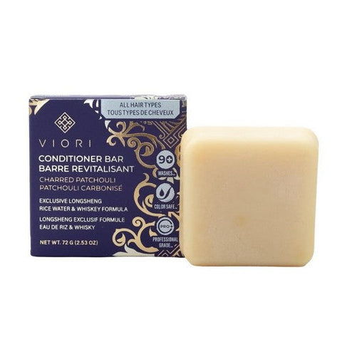 Viori, Men’s Conditioner Bar Charred Patchouli, 2.54 Oz Viori