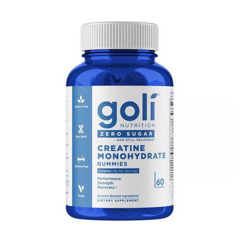 Goli Nutrition, Creatine Monohydrate Zero Sugar, 60 Count Goli Nutrition