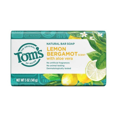 Lemon Bergamot Natural Beauty Bar Soap For Women And Men 5 Oz by Tom's Of Maine