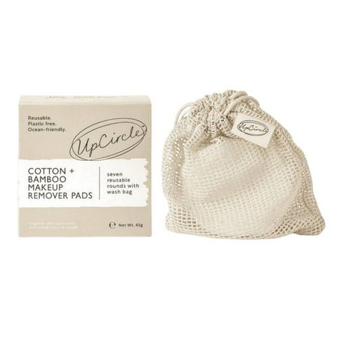 Cotton + Bamboo Make Up Remover Pads 7 Count by UpCircle