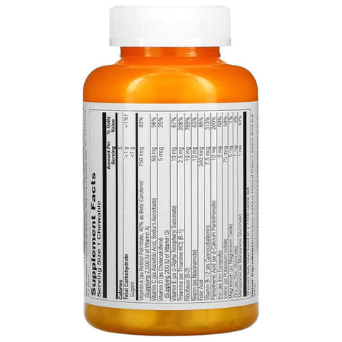 Thompson, Multi Vitiamin/Mineral, Children's Chewable Punch 120 Tabs Thompson