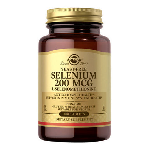 Solgar, Selenium Yeast-Free, 200 Mcg, 100 Tabs Solgar