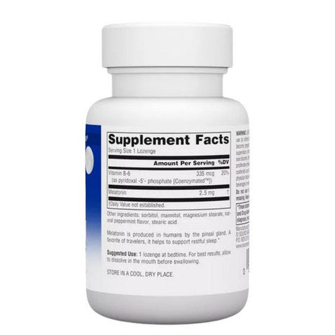 Source Naturals, Melatonin Peppermint, 5 Mg, Sublingual Peppermint 60 Tabs Source Naturals