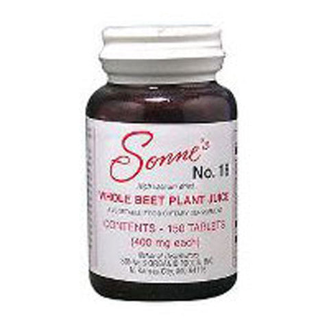 Sonne Products, Whole Beet Plant Juice, 150 Tabs Sonne Products
