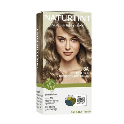 Naturtint, Permanent Hair Color 8A Ash Blonde, 5.07 Oz Naturtint