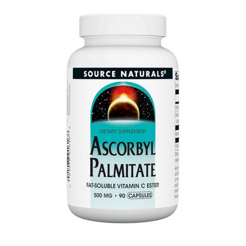Source Naturals, Ascorbyl Palmitate, 500 mg, 90 Caps Source Naturals