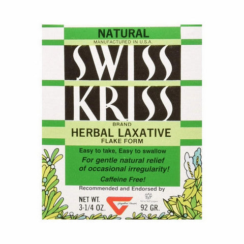 Swiss Kriss, Herbal Laxative Flake Form, 3.25 Oz Swiss Kriss
