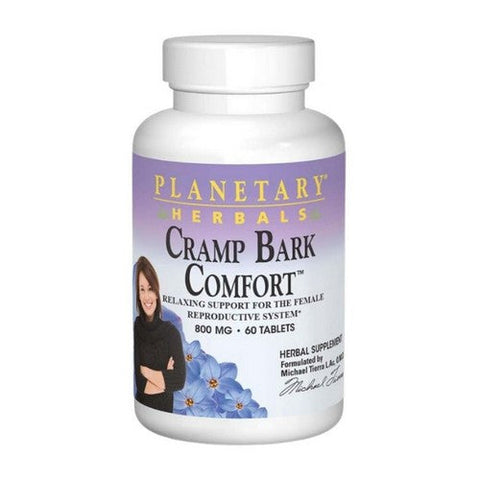 Planetary Herbals, Cramp Bark Comfort, 800 Mg, 60 Tabs Planetary Herbals
