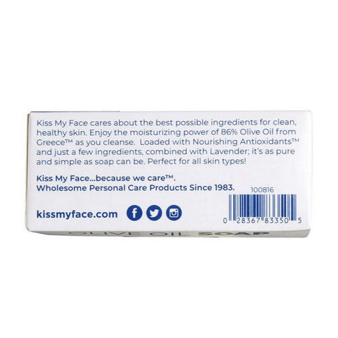 Kiss My Face, Bar Soap, Olive & Lavender, 8 Oz Kiss My Face