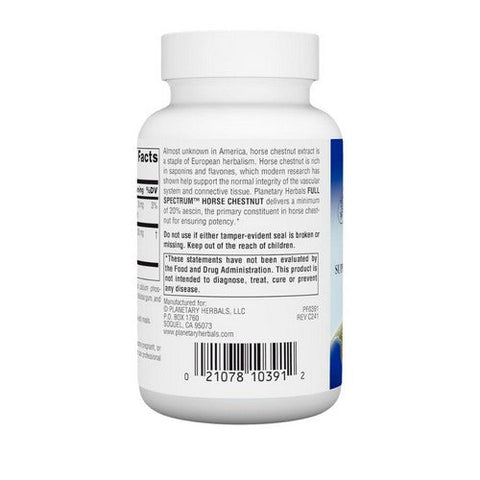 Planetary Herbals, Full Spectrum Horse Chestnut, 300 mg, 120 Tabs Planetary Herbals