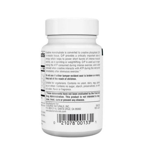 Source Naturals, Creatine, 1000 MG, 50 Tabs Source Naturals