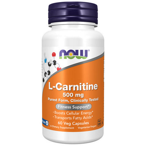 Now Foods, L-Carnitine, 500 mg, 60 Caps Now Foods