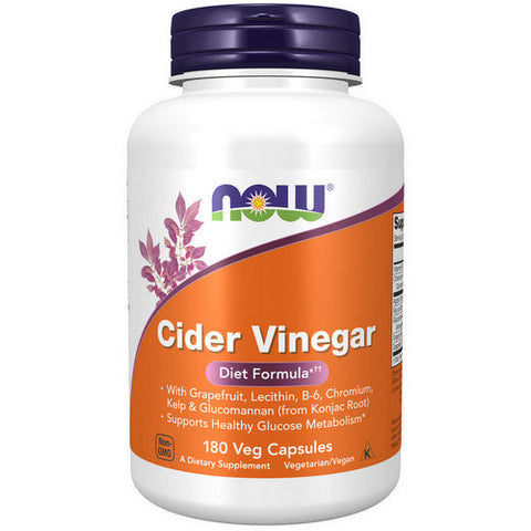 Now Foods, Cider Vinegar, 180 Veg Caps Now Foods