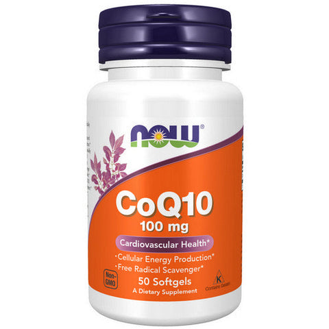 Now Foods, CoQ10, 100 mg, 50 Softgels Now Foods