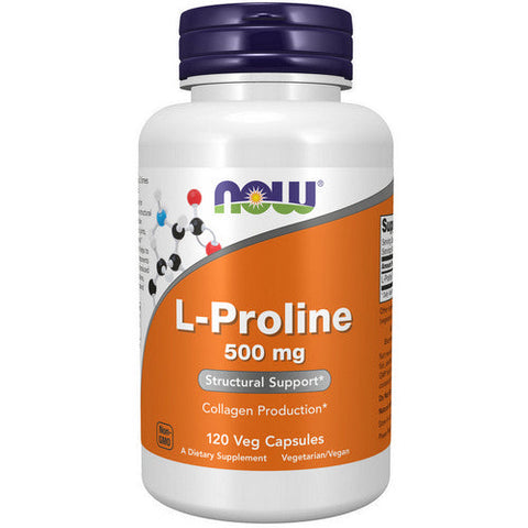 Now Foods, L-Proline, 500 mg, 120 Vcap Now Foods
