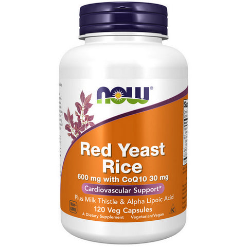 Now Foods, Red Yeast Rice with CoQ10, 120 Veg Caps Now Foods
