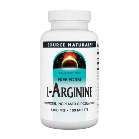 Source Naturals, L-arginine, 1000 mg, 100 Tabs Source Naturals
