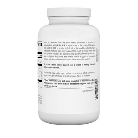 Source Naturals, Perilla Oil, 1000 Mg, 180 Softgels Source Naturals