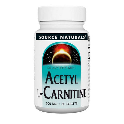 Source Naturals, Acetyl L-Carnitine, 500 mg, 30 Tabs Source Naturals