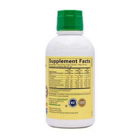 Child Life Essentials, Liquid Calcium Magnesium, 16 Fl Oz Child Life Essentials