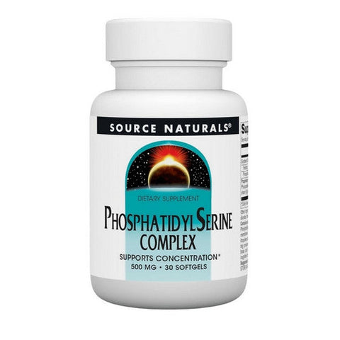 Source Naturals, Phosphatidyl Serine Complex, 500 mg, 30 Softgels Source Naturals