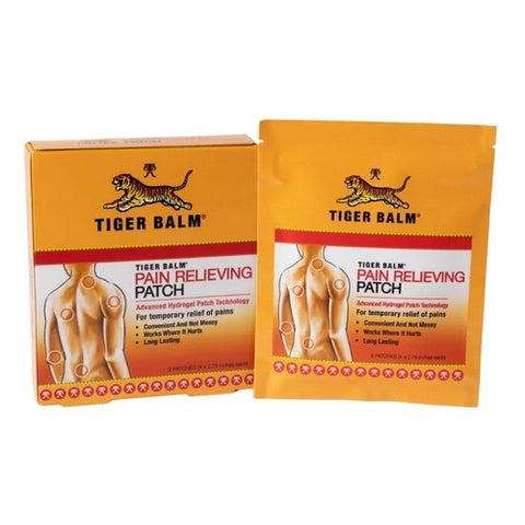 Tiger Balm, Pain Relieving Hydrogel Patch Larger Size, 4x2.75 inch, 5 Count Tiger Balm