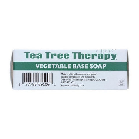 Tea Tree Therapy, Vegetable Base Soap Bar With Tea Tree Oil, 3.5 Oz Tea Tree Therapy