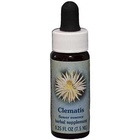 Flower Essence Services, Clematis Dropper, 0.25 oz Flower Essence Services