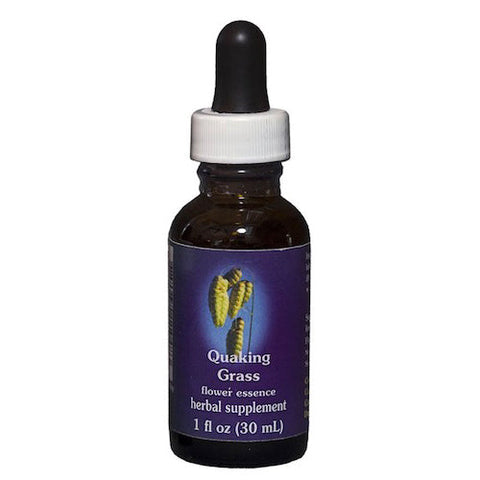 Flower Essence Services, Quaking Grass Dropper, 1 oz Flower Essence Services