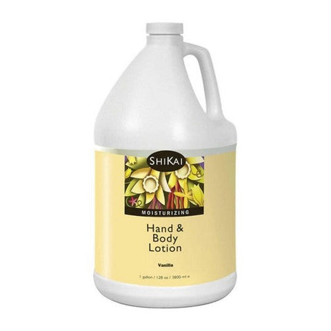 Shikai, Natural Hand & Body Lotion, Vanilla 1 Gallon Shikai