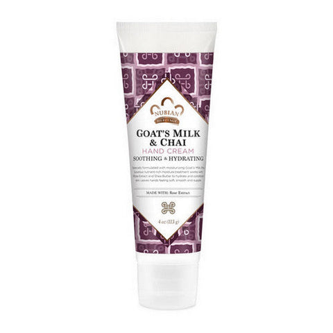 Nubian Heritage, Goat''s Milk & Chai, Hand Cream 4 oz Nubian Heritage