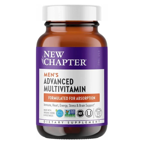 New Chapter, Men's Advanced Multivitamin, 24 Veg Tabs New Chapter