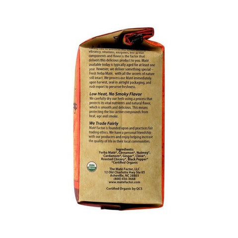 The Mate Factor, Organic Yerba Mate Chai Loose Tea, 12 oz The Mate Factor